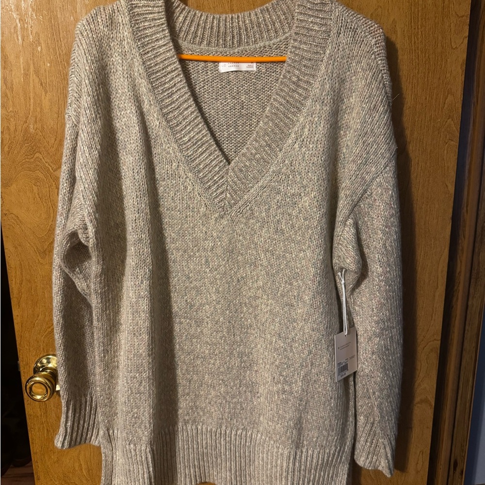 LC Lauren Conrad Heathered Gray Sweater
